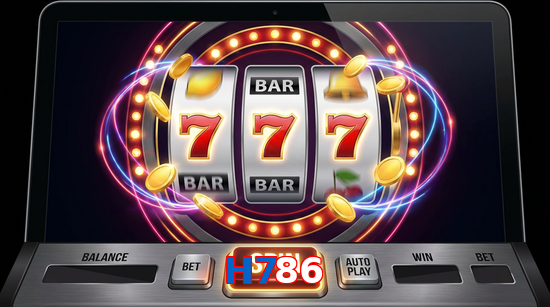 Main screen of H786 slots page for PK players